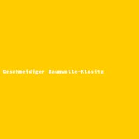 Geschmeidiger Baumwolle-Klositz